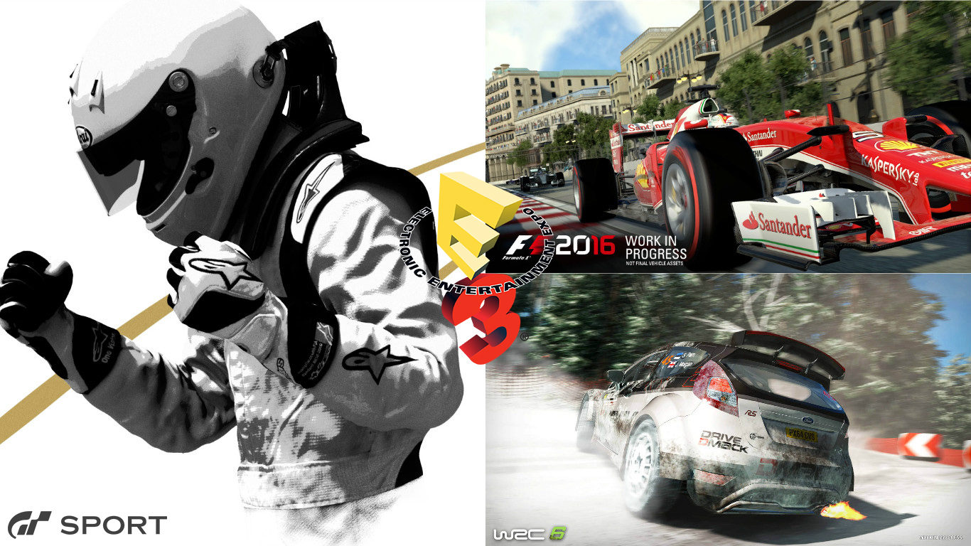 E3 2016 racing game preview: Gran Turismo Sport, F1 2016, WRC 6