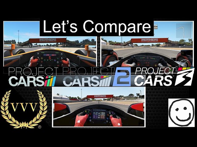 Project CARS 3  - Laguna Seca Comparison