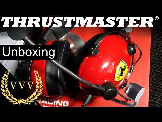 Thrustmaster T.Racing Headset - Ferrari Edition - Unboxing