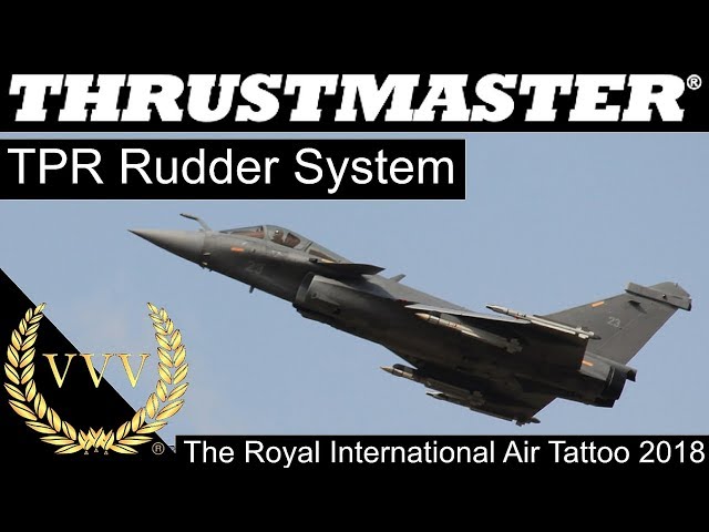Thrustmaster TPR Rudder System at The Royal International Air Tattoo 2018