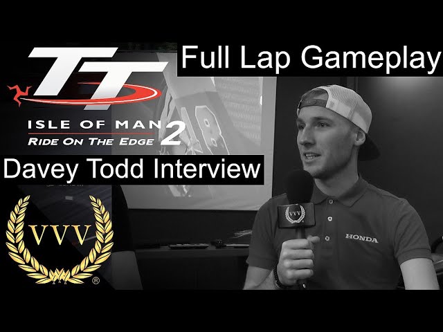 TT Isle of Man 2  lap with real TT Rider Davey Todd and Interview