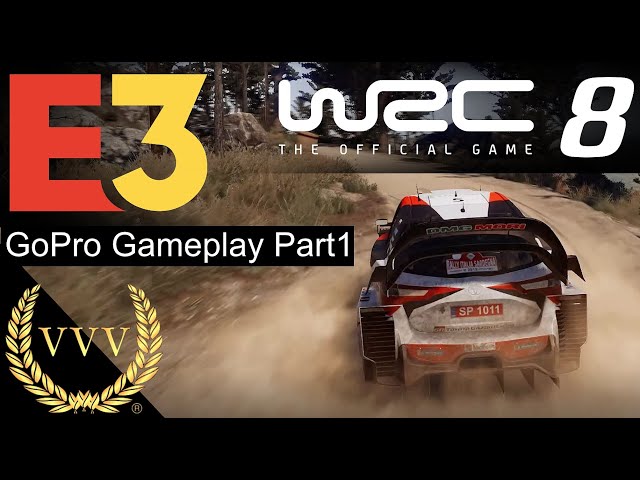 WRC 8 GoPro Triple Screen Gameplay Part 1 - E3 2019