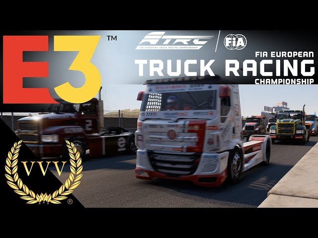 FIA European Truck Racing Gameplay E3 2019