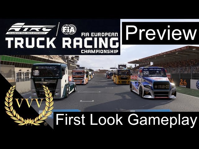 FIA European Truck Racing - First Look Gameplay